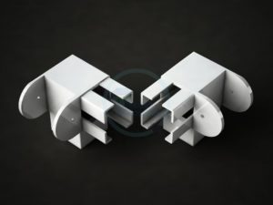 JUEGO SOPORTE ANGULAR ARTICULADO 90X96